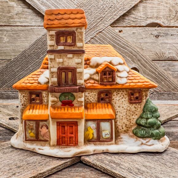 1990's Vintage, Toy Shop, Dickensville Porcelain Christmas Village Collection - Picture 8 of 8